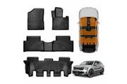 3D Floor Mats for Kia Sorento 2020-Onwards Heavy Duty All Weather Car Mats Carpet Liner Set