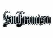 San Francisco City By The Bay Graffiti White Script 5 Inch Patch PPMdisc F2D9J