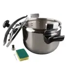 (22L 34CM)Household Stainless Steel Pressure Cooker Canner Explosion Proof US