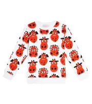 [Stella McCartney Kids] Stella McCartney Kids Printed cotton jersey sweatshirt Y 6 multicoloured