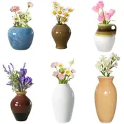 Cute Mini Ceramic Vase Fridge Magnets, Funny Small Plant Magnets, Tiny 3D Pla...