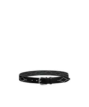 Isabel Marant Studded Buckle Belt 90,80,70,85,75 black and silver