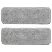 PEPPRIG microfibre pad for flat mop, grey, 10x29 cm