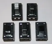 5 X DPDT Slide 3A Switches - 125 VAC - 3 Amp - Metal Body -PC Board Mount Switch