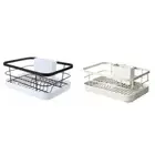 Dish Drying Rack for Kitchen Sink with Adjustable Features Metal Constructions