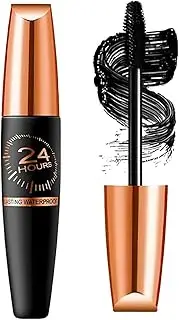 Cordialk Waterproof Silk Fibre Thick Lengthening Mascara, Upgraded 4d Silk Fiber Lash Mascara, Lengthening and Thick Ma-scara, Volume Smudge-Proof Dirt-Resistant, 24 Hours Durable (1pcs)