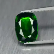 1.33Ct Cushion _ First-class Sparkling Unheated Chrome Diopside _Russia