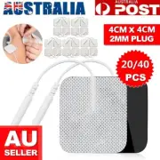 20/40X Tens Machine Replacement Electrode Pads Gel Self Adhesive 4X4cm Reusable