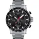 【TISSOT 天梭】Supersport 三眼計時手錶-45.5mm 送行動電源(T1256171105100)