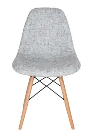 SK Designer Living Replica Eames DSW Eiffel Chair - Fabric & Natural