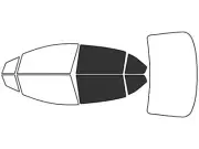 Rvinyl Window Tint Kit Fits Fits Nissan Versa 2020-2023 (Sedan)