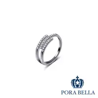在飛比找蝦皮商城優惠-<Porabella>925純銀鋯石戒指 設計感 簡約韓風 