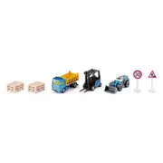 Siku Construction Site Gift Set Truck Forklift Wheeled Loader Model Toy