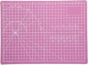 Cutting Mat, A4 PVC Craft Mat Self Healing Cutting Board for Fabric DIY Craft Sewing Quilting - Pink
