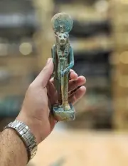 Lioness Sekhmet Goddess Statue made in Egypt from Stone , Statue for home decor