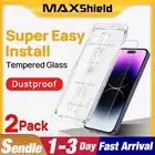 2x Tempered Glass Screen Protector For iPhone 16 16e 15 14 Pro Max 13 12 11 XR