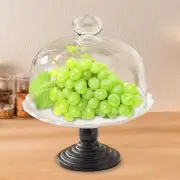 Cake Stand with Dome Lid Bread Storage Server Fruit Plate Cake Display Stand