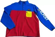 POLO RALPH LAUREN HI-TECH FLEECE PULLOVER P-93 RLPC67 Size XXL Red Blue