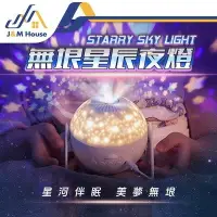 在飛比找樂天市場購物網優惠-【J&M HOUSE】無垠星空投影燈 銀河星空燈 小夜燈 氛