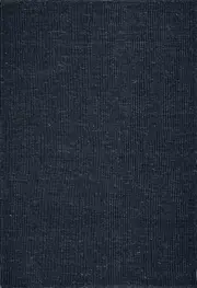 Weave Black Minimal Wool Rug