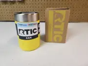 RTIC Can Cooler 12 oz Stainless Steel Vacuum Insulated Sunshine Yellow NEW