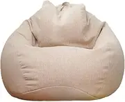 Beanbag Recliner Gaming Storage Seat - Washable Lazy Lounger Without Beans, Easy Cleaning Insert Replacement for Adults and Children