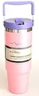 NEW Aldi Adventuridge 30oz Carry Handle Stainless Steel Drink Bottle Purple Pink