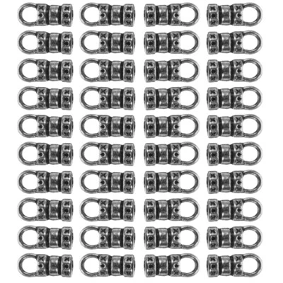 100 PCS Retro Bucket Necklace Bracelet Closures Connection Clasp