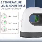 Portable Mini Heat Transfer Iron Press 250W for Clothing Hats Bags Gear 3