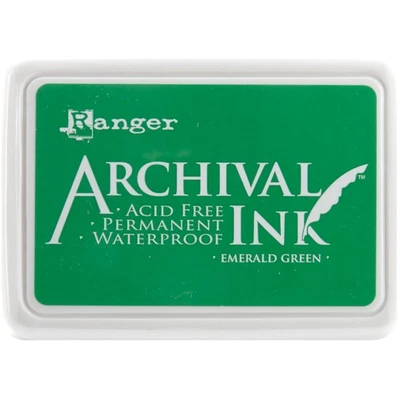 Ranger Archival Ink Pad #0-Emerald Green - AIP-30447