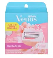 Gillette Venus Women's Razor Blade Refills White Tea, 6.0 ea