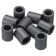 10Pcs Ferrite Toroid Core, Toroid Core 0.5"ODx0.3"IDx0.6"H Ferrite Rings, Black
