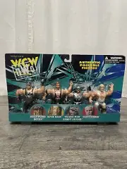 WCW WWF NWO Hollywood Hogan Kevin Nash Macho Man Scott Steiner 1998 Sealed Set