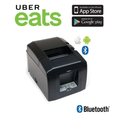 Official Uber Eats / Doordash Star TSP654II (Bluetooth) Printer with Auto cutter