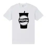 Pepsi Co. Large Cup Men's T-Shirt - White