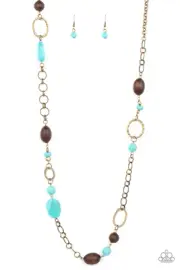Paparazzi Prairie Reserve Brass Necklace NWT