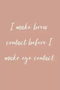 在飛比找博客來優惠-I make brow contact before I m