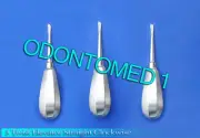 3 DENTAL TOOTH SURGERY STRAIGHT CLOCKWISE GROOVE TWIST ELEVATOR