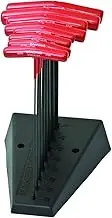 Bondhus 15389 Set of 8 Hex T-handles w/Stand, 9" Length, sizes 2-10mm