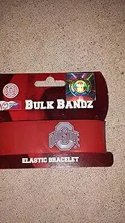 FOCO NCAA unisex-adult Big Logo Bulk Bandz Bracelet
