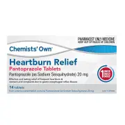 Chemists' Own Heartburn Relief Pantoprazole 20mg Tab X 14