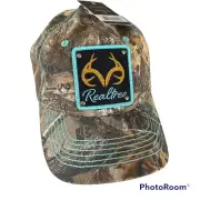 Realtree Edge Hunting Unstructured Ladies Baseball Style Hat, Edge Camo, OSFM