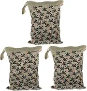 SHERCHPRY 3pcs Diaper Storage Bag Capacity Wet Dry Insert Pouch Convenient Organizer for Essentials for Travel Nursery Use