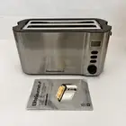 New Elite Gourmet ECT4400B# Long Slot 4 Slice Toaster