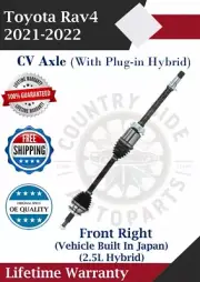 Front Right CV Axle For 2021-2022 Toyota Rav4 Vehicle Built in Japan Lifetime W. (for: Toyota)