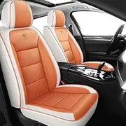 YOUFOX Car Seat Covers Suitable for Subaru Subaru Forester Tribecca Vogue Cross Reckout Back Car Seat Cover Waterproof Auto Parts Front 5 Seats, Orange