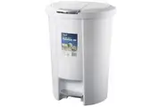 Oates BB-50PPW 50L Push/Pedal Bin - White (Master Box of 6) Oates Push/Pedal Bin - 50 Litre (White)