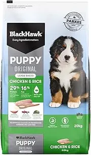 Black Hawk Puppy Large Breed Chicken and Rice Dry Dog Food 20 Kg