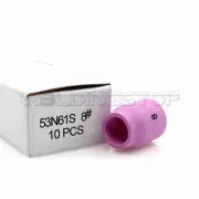 TIG Welding Torch 53N61#8 Short Alumina Gas Cup1" fit WP-9 WP-20 WP-24 25 Qty10