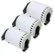 ExtraPrint - 3 Rolls Compatible Brother DK-22243 Continuous Paper Labels Compatible with Brother QL-1050 QL-1050N QL-1060 QL-1060N QL-1100 QL-1110NWB 102mm x 30.48m